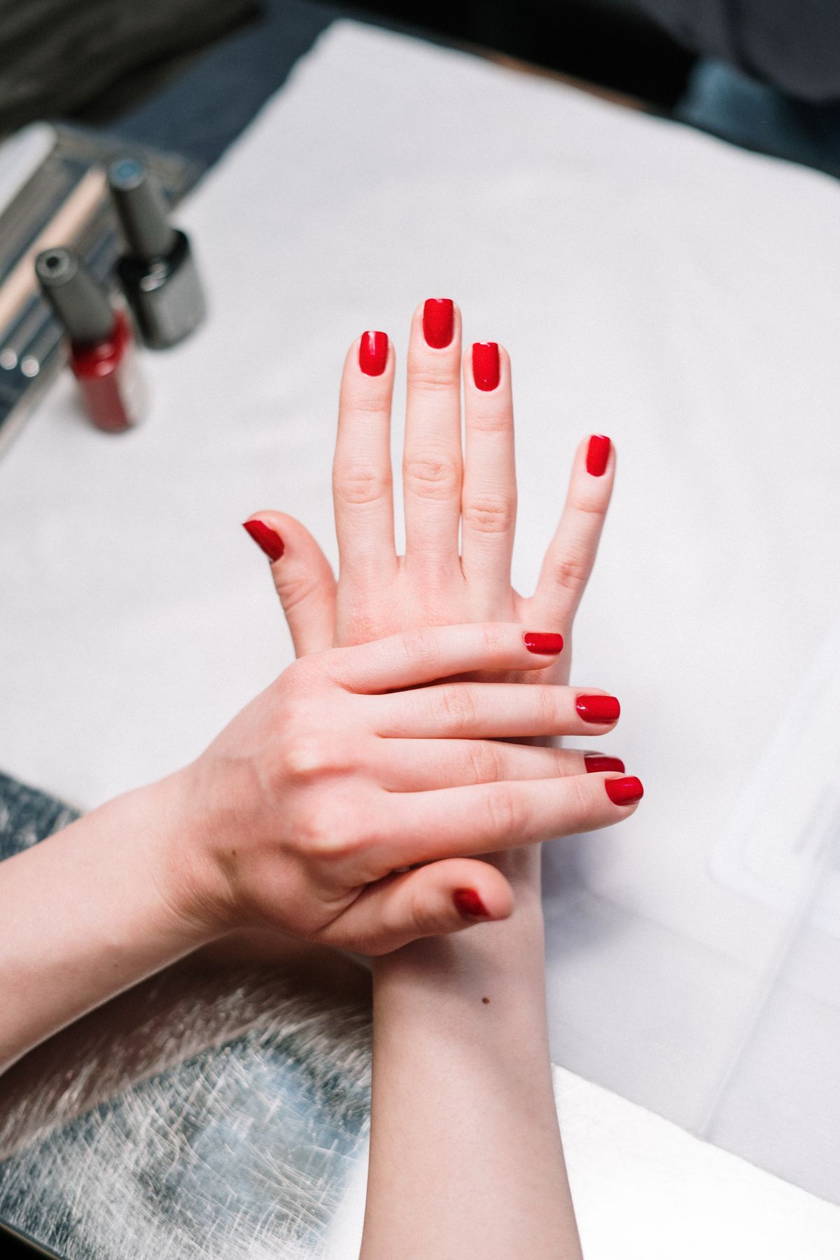 Nail care detail at Sunrise Nails & Spa