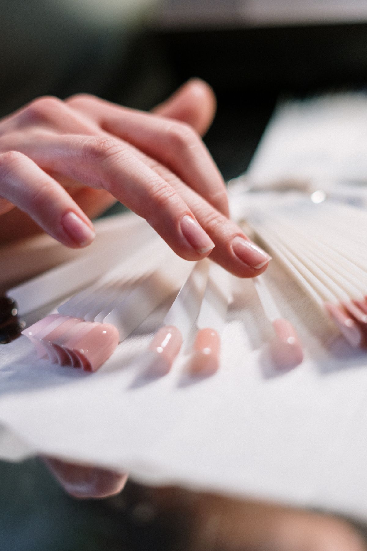 Nail technician at work at Sunrise Nails & Spa Bartlett