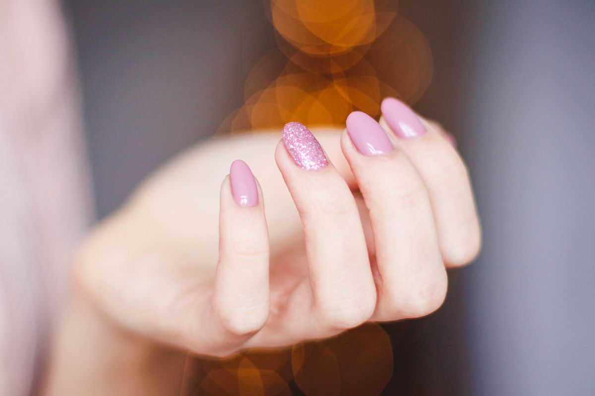 Finished manicure set at Sunrise Nails & Spa